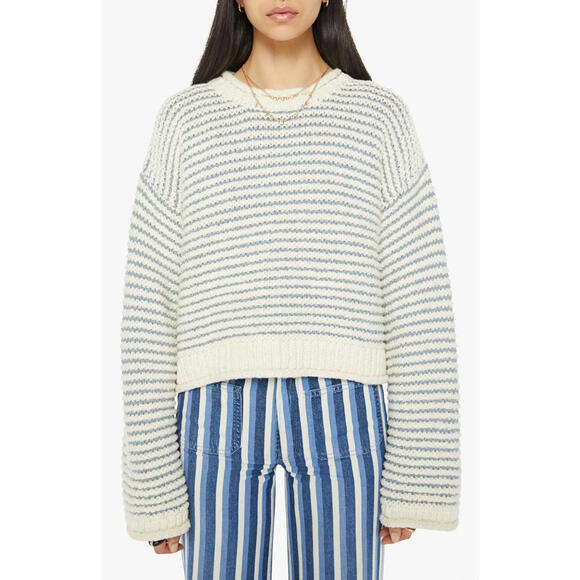 MOTHER Sweaters - NWT! MOTHER The Cotton Bell Sleeve Roll Sweater in Did You Make That Size XS